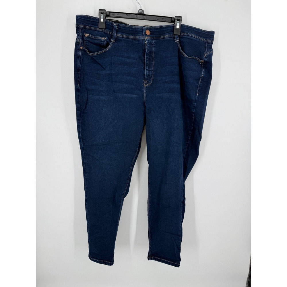 Angels Forever Young Skinny Jeans Womens 22W Blue 360 Sculpt Dark Wash High Rise